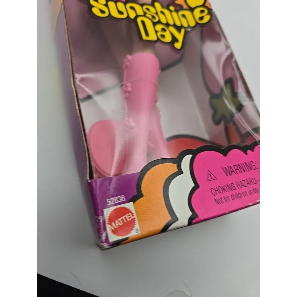 Mattel Sunshine Day Barbie Blonde / Pink Dress 52836 - Shelf Rash, New 2001